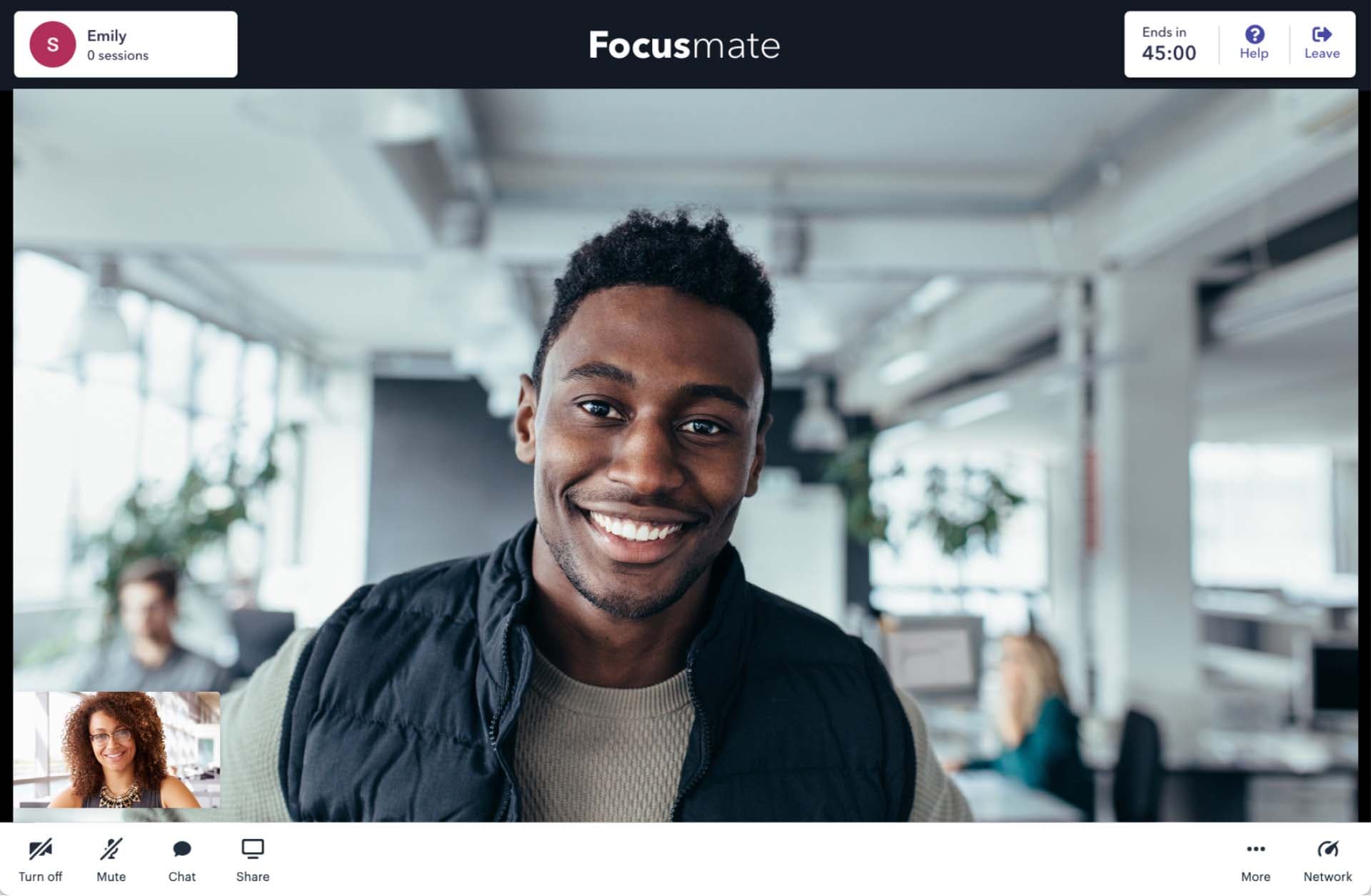 Focusmate case study hero